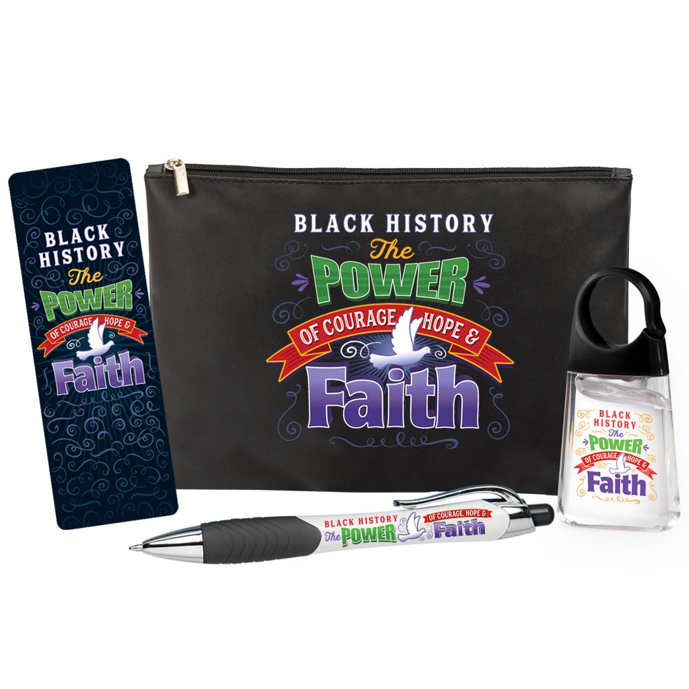 Black History: The Power Of Courage, Hope, & Faith Vinyl Pouch Kit