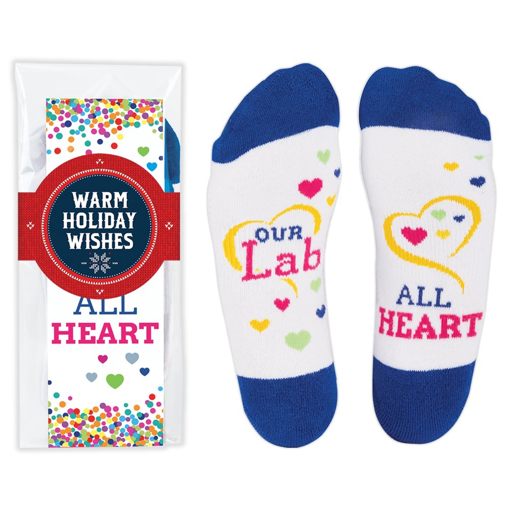 Lab Rats Toe Socks Our Lab, All Heart