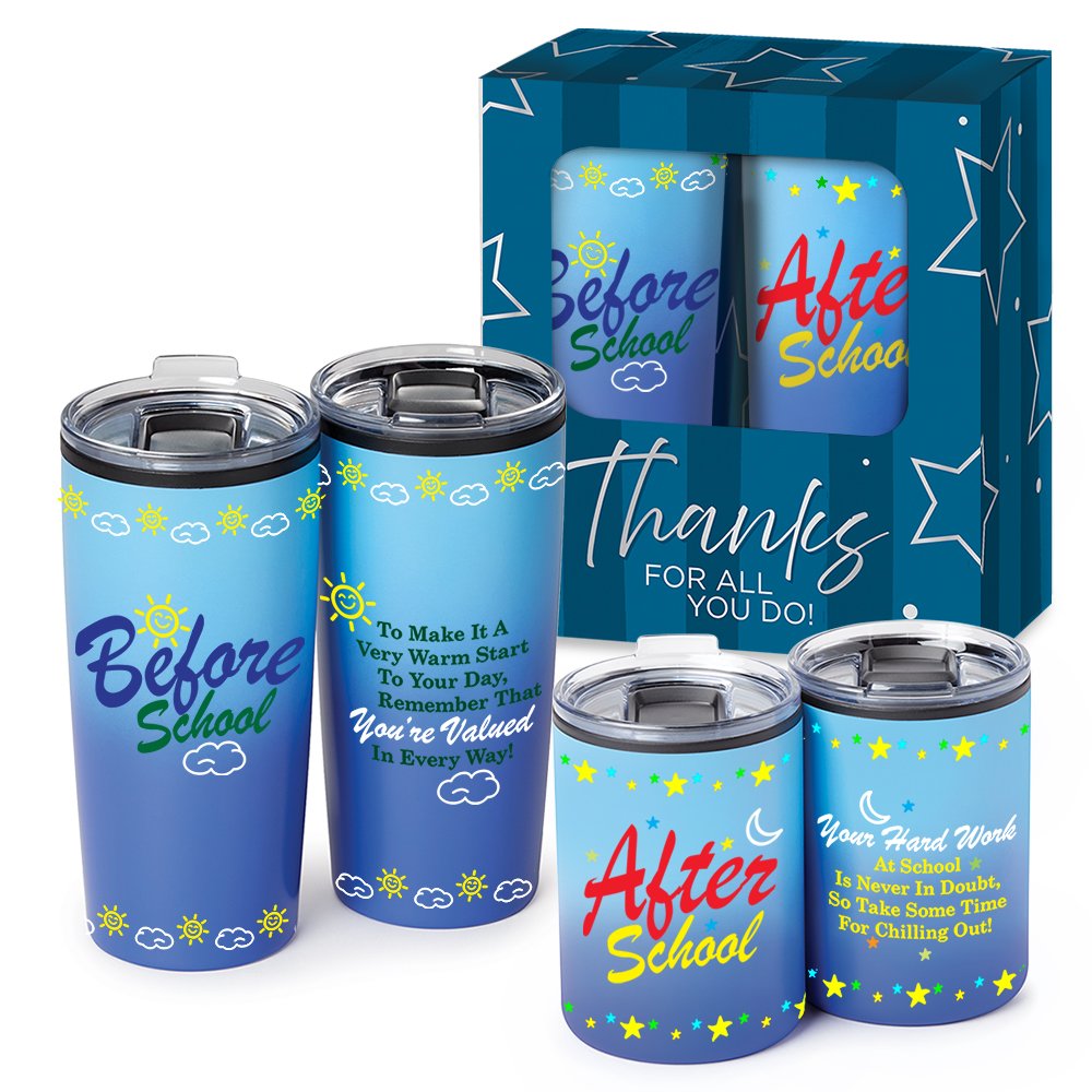 Before School/After School Drinkware Gift Set Positive Promotions