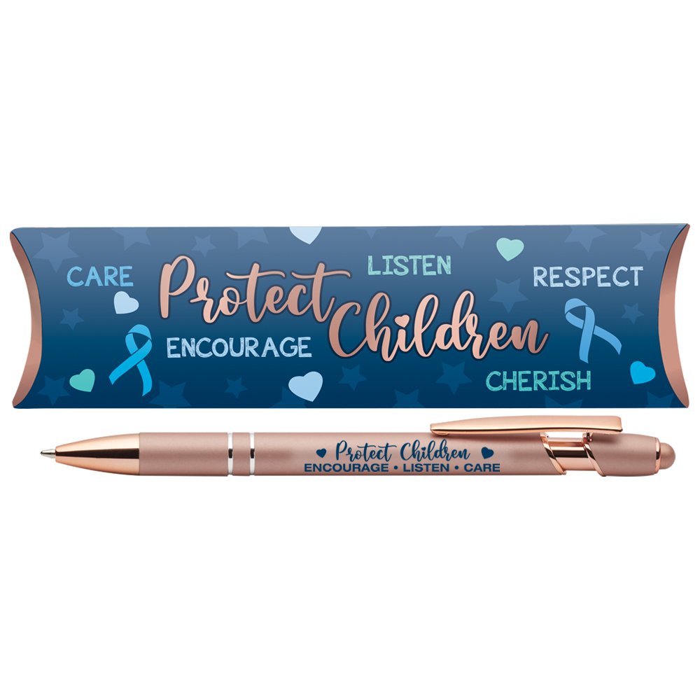 Protect Children Rose-Gold Stylus Pen