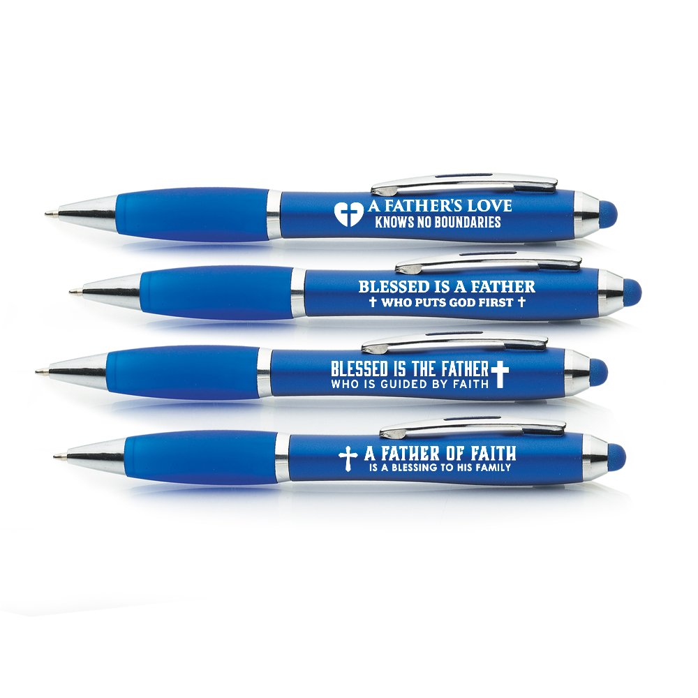 Satin Stylus Pen Assortment for Fathers - Pack of 25