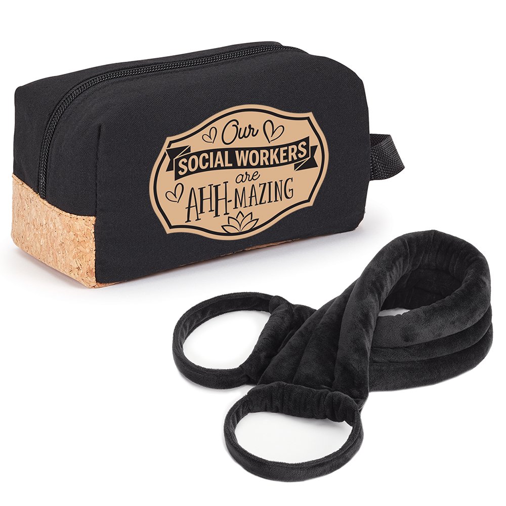 Social Workers Hot & Cold Calming Neck & Shoulder Wrap Gift Set