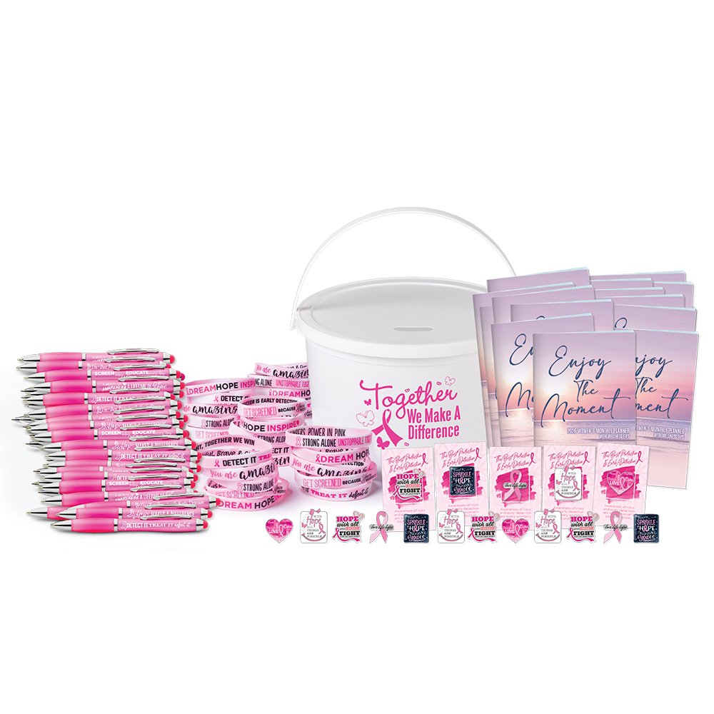 100-Piece Breast Cancer Awareness Variety Fundraising Kit