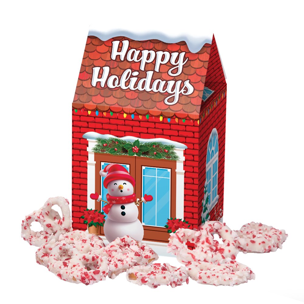 Peppermint Place Mini Treat Cottage Holiday Gift Box