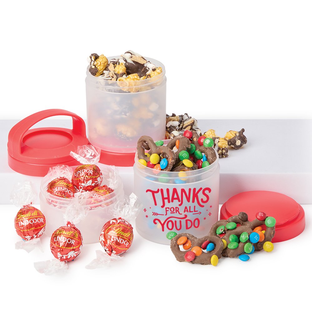 Thanks for All You Do Tower of Gourmet Delights Gift Set