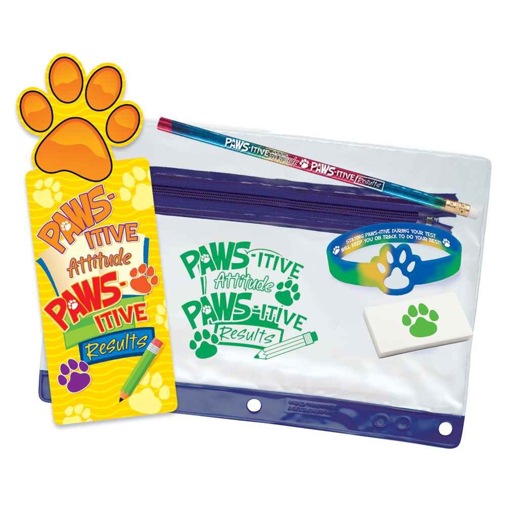 PAWS-itive Attitude, PAWS-itive Results Test Prep Pouch