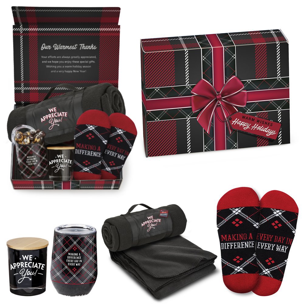 Warm Winter Wishes Holiday Box Gift Set | Positive Promotions