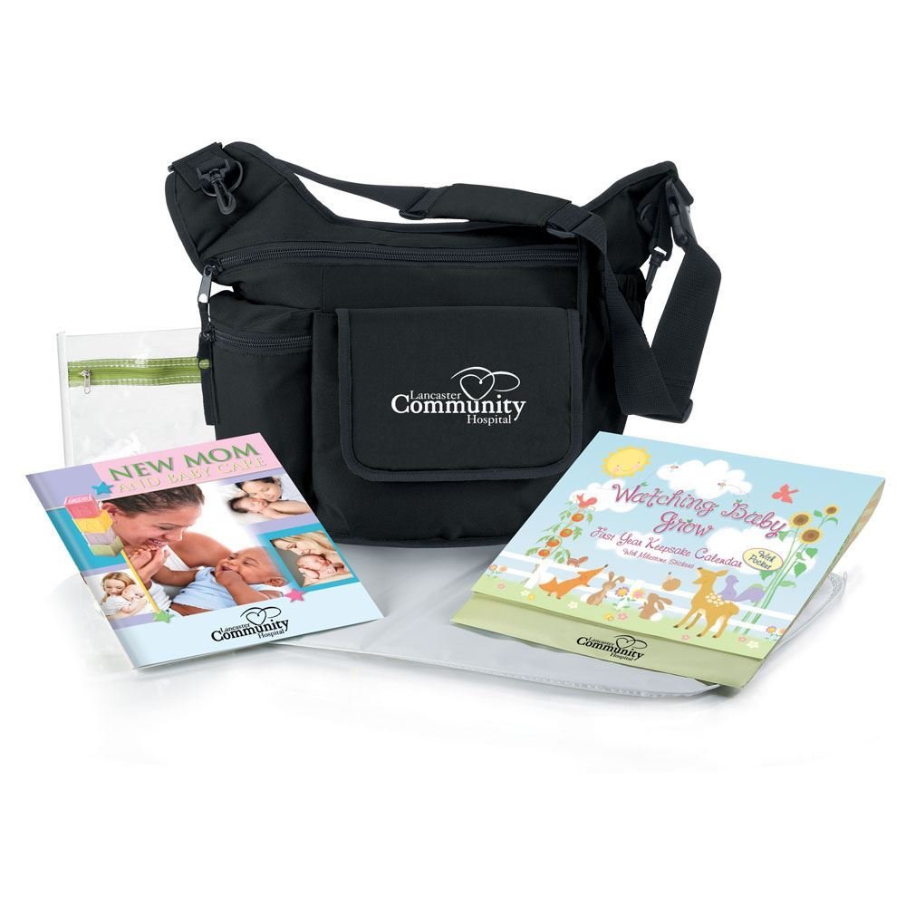 On-The-Go Insulated Sling Diaper Bag Combo Kit - Personalization Available