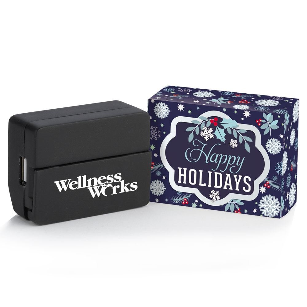 Holiday Dual USB Wall Charger With Dock - Customization Available