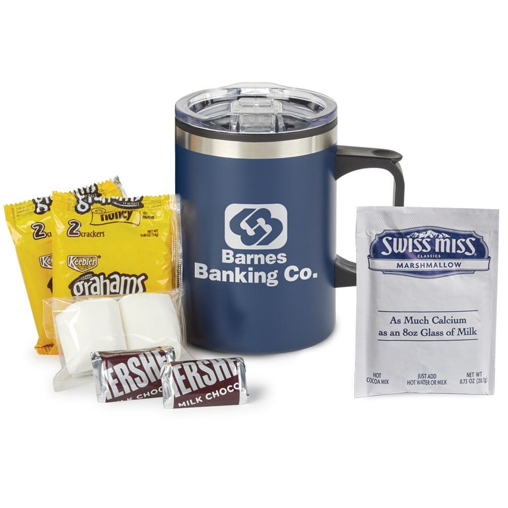 Sonoma Stainless-Steel Mug 12-Oz. With Smores & Hot Cocoa Gift Set - Personalization Available