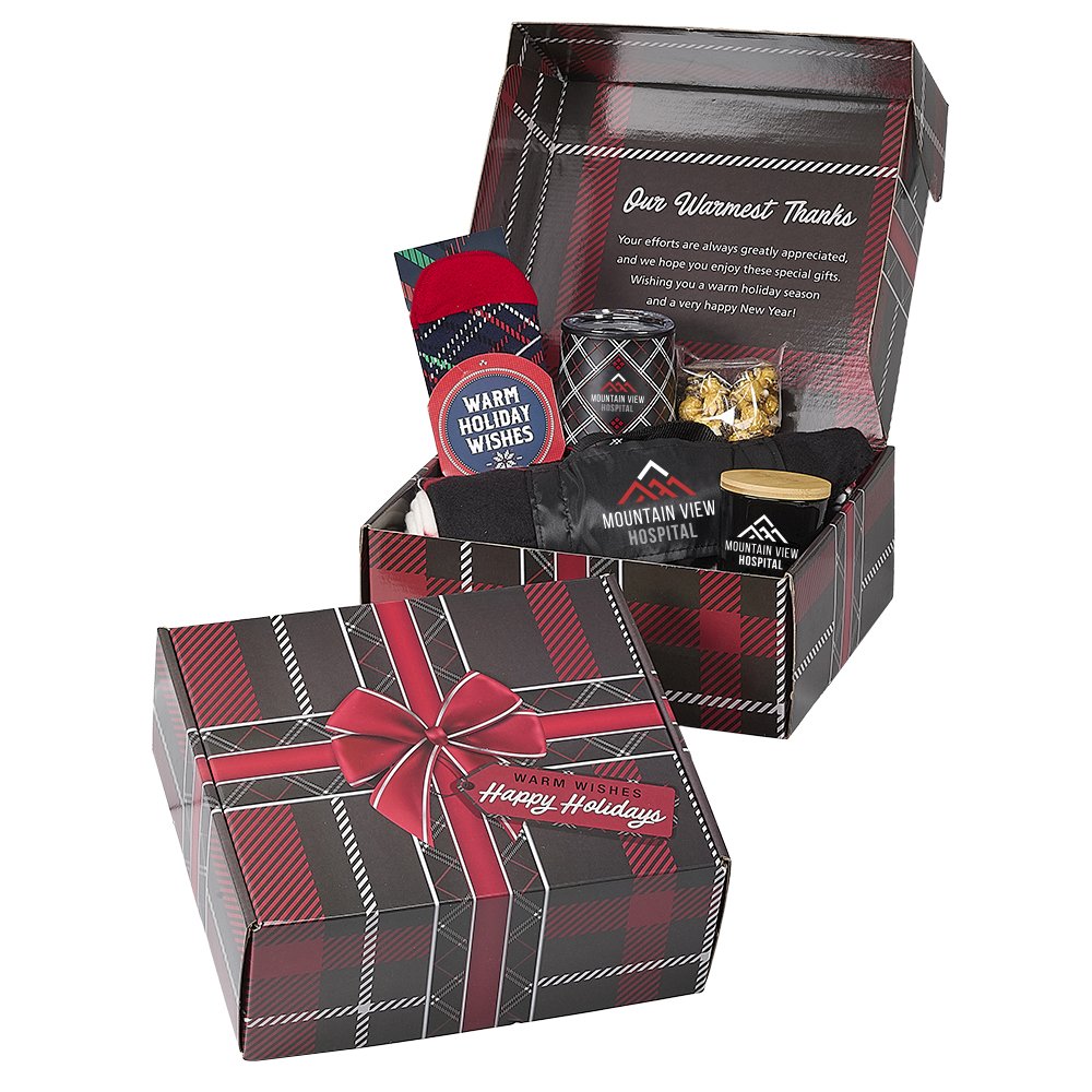 Warm Winter Wishes Holiday Box Gift Set - Personalization Available