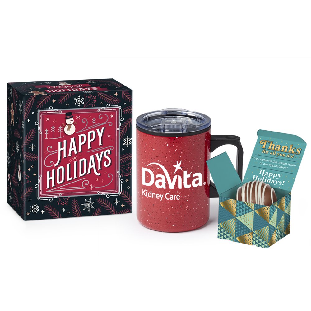 Sonoma Campfire Mug 12-Oz. with Chocolate Bomb in Holiday Gift Box - Personalization Available