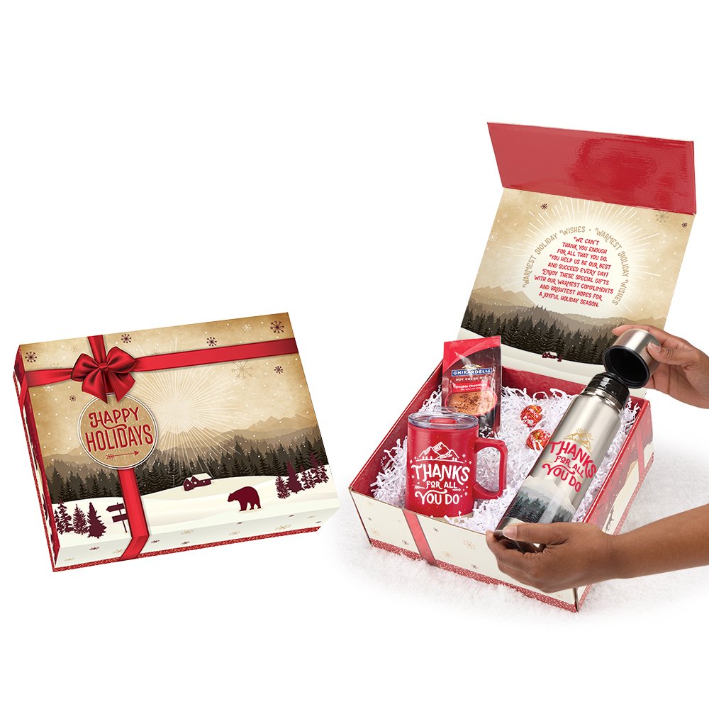 Thanks for All You Do Holiday Box Gift Set - Card Personalization ...