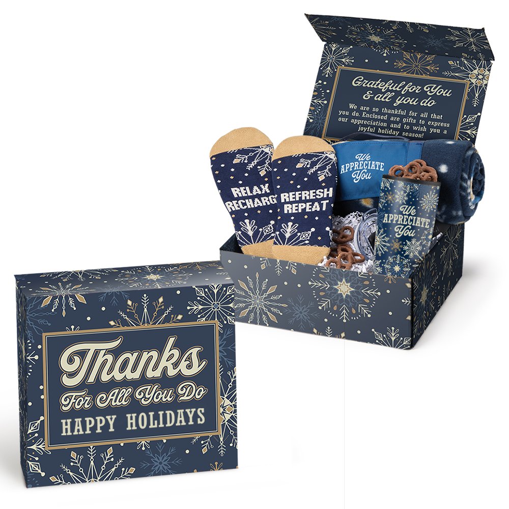 Let It Snow Holiday Box Gift Set - Card Personalization Available