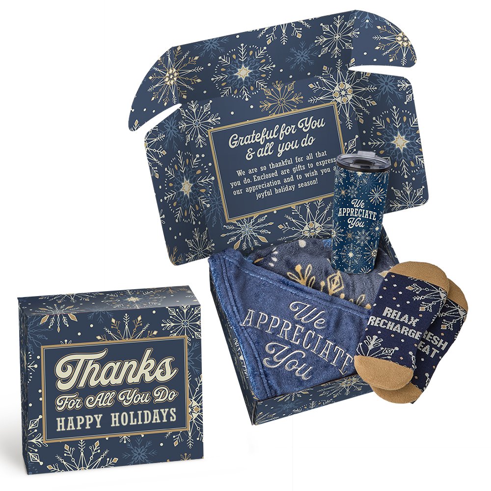 Let It Snow Holiday Box Gift Set - Card Personalization Available
