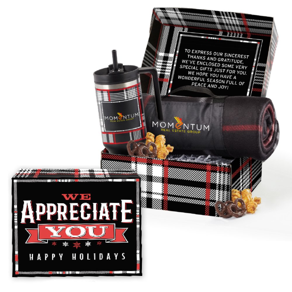 We Appreciate You Holiday Box Gift Set - Personalization Available