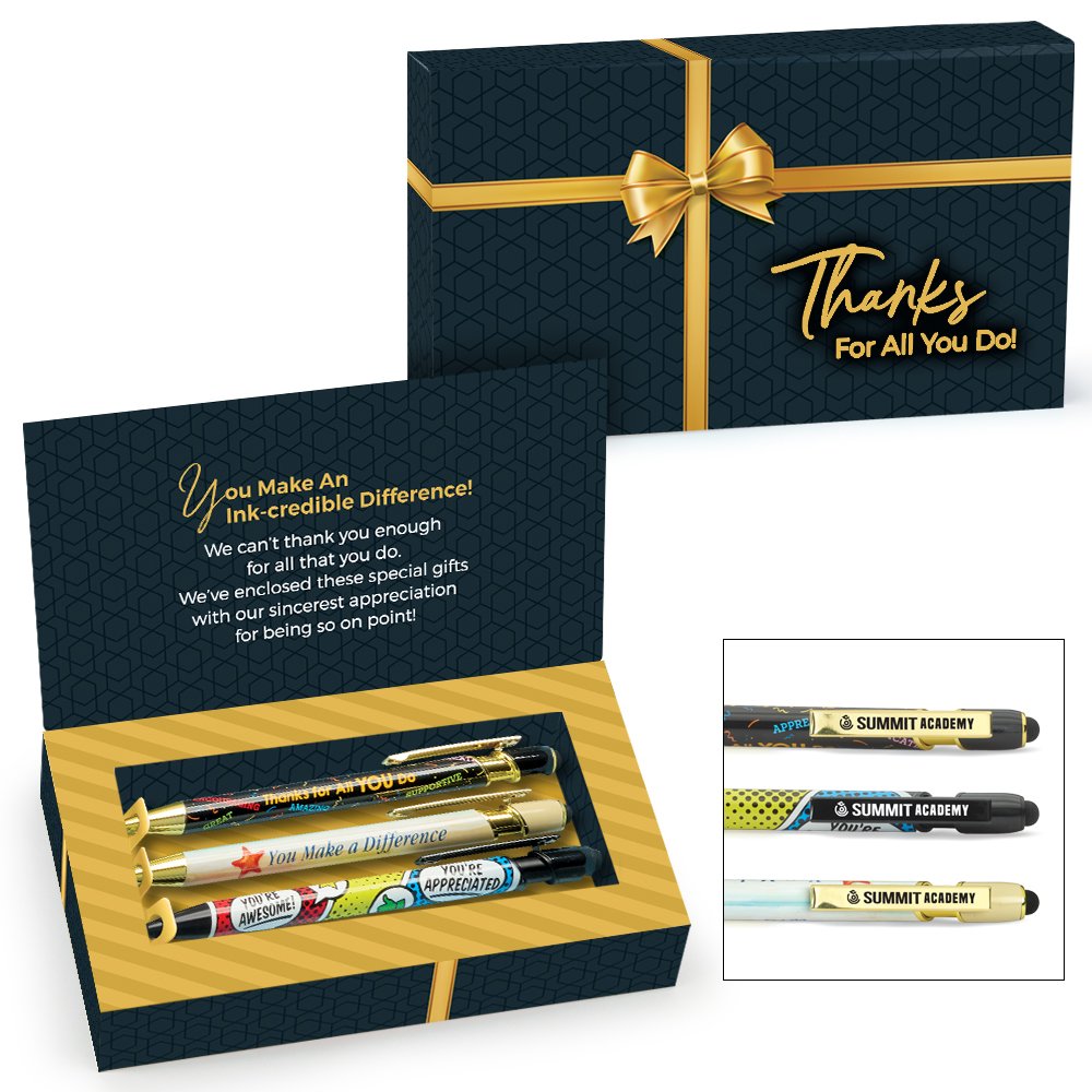 Appreciation Stylus Pen Set - One-Color Personalization Available ...