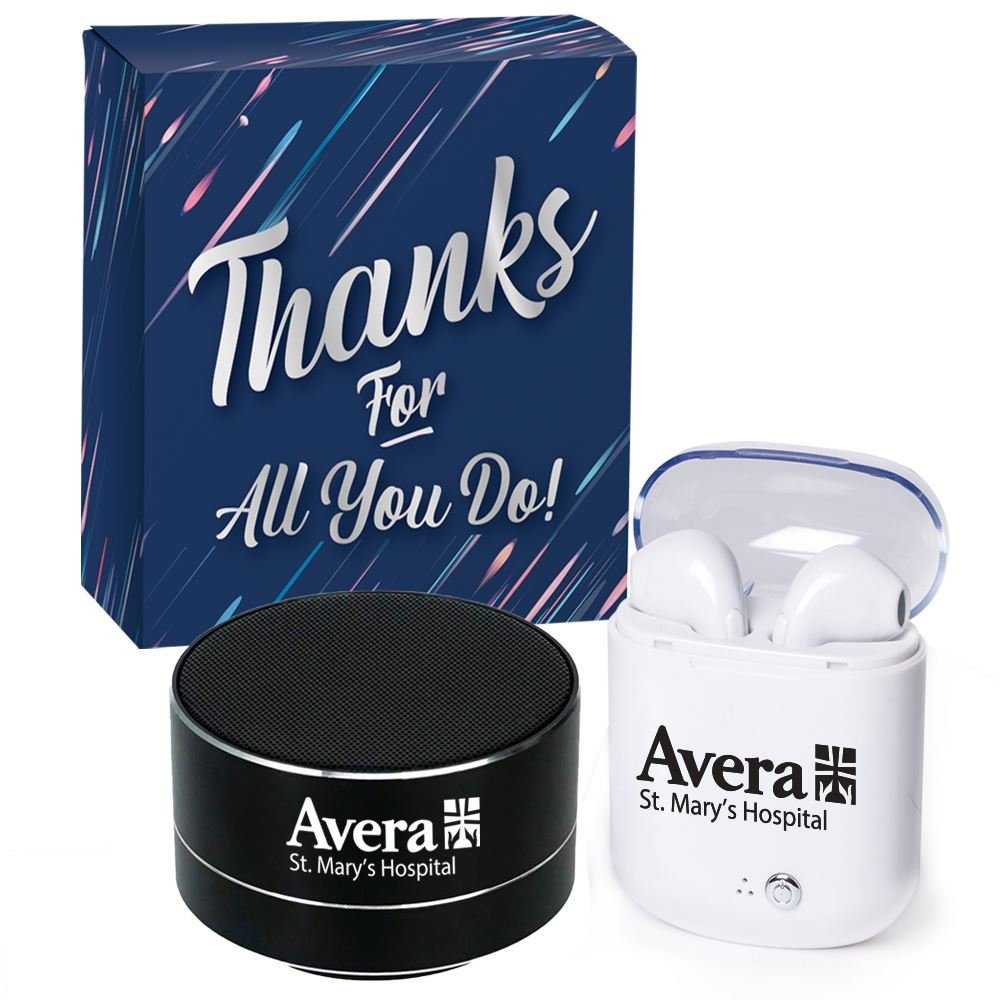 Rock Out Wireless Bluetooth&reg; 2-Piece Audio Gift Set - Personalization Available