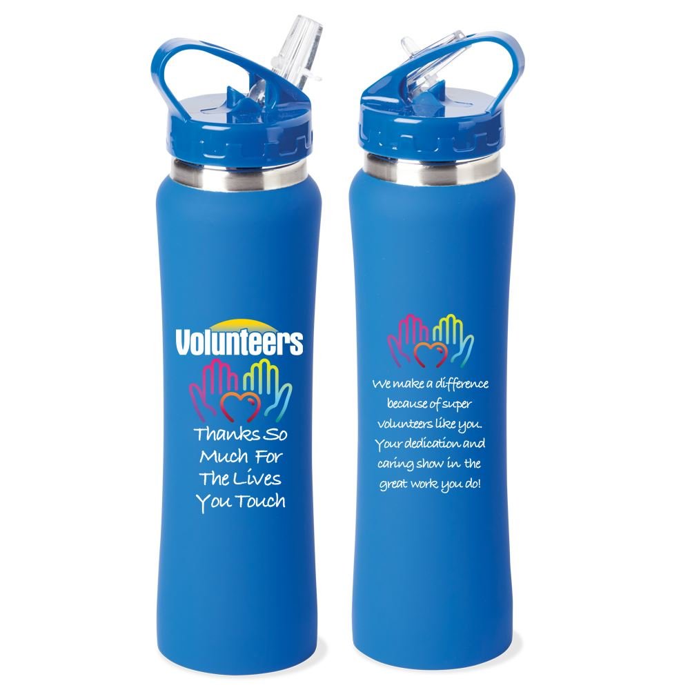 Volunteers: Thanks So Much For The Lives You Touch Lakewood Stainless Steel Water Bottle 25-Oz.