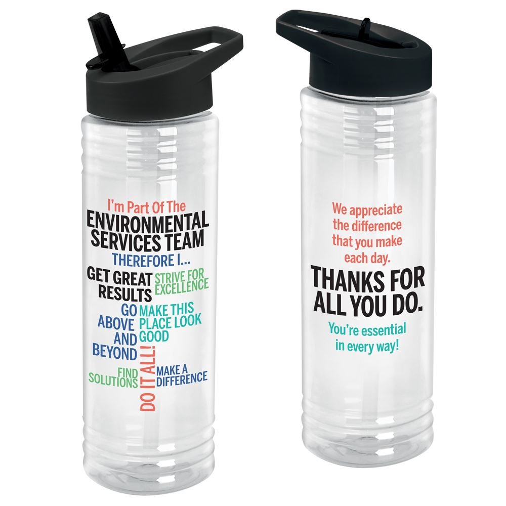 I'm Part Of The Environmental Services Team Therefore I... Solara Water Bottle 24-Oz.