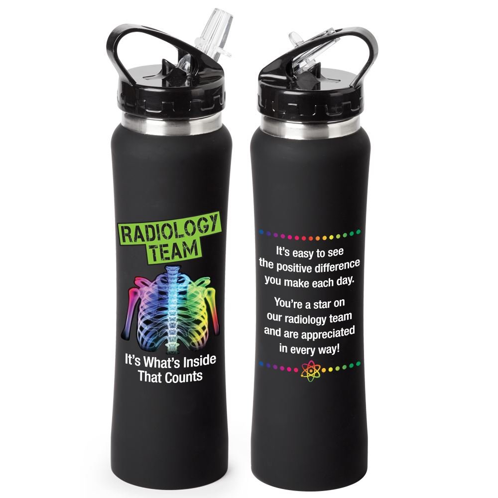 Radiology Team: It's What's Inside That Counts Lakewood Stainless Steel Water Bottle 25-Oz.