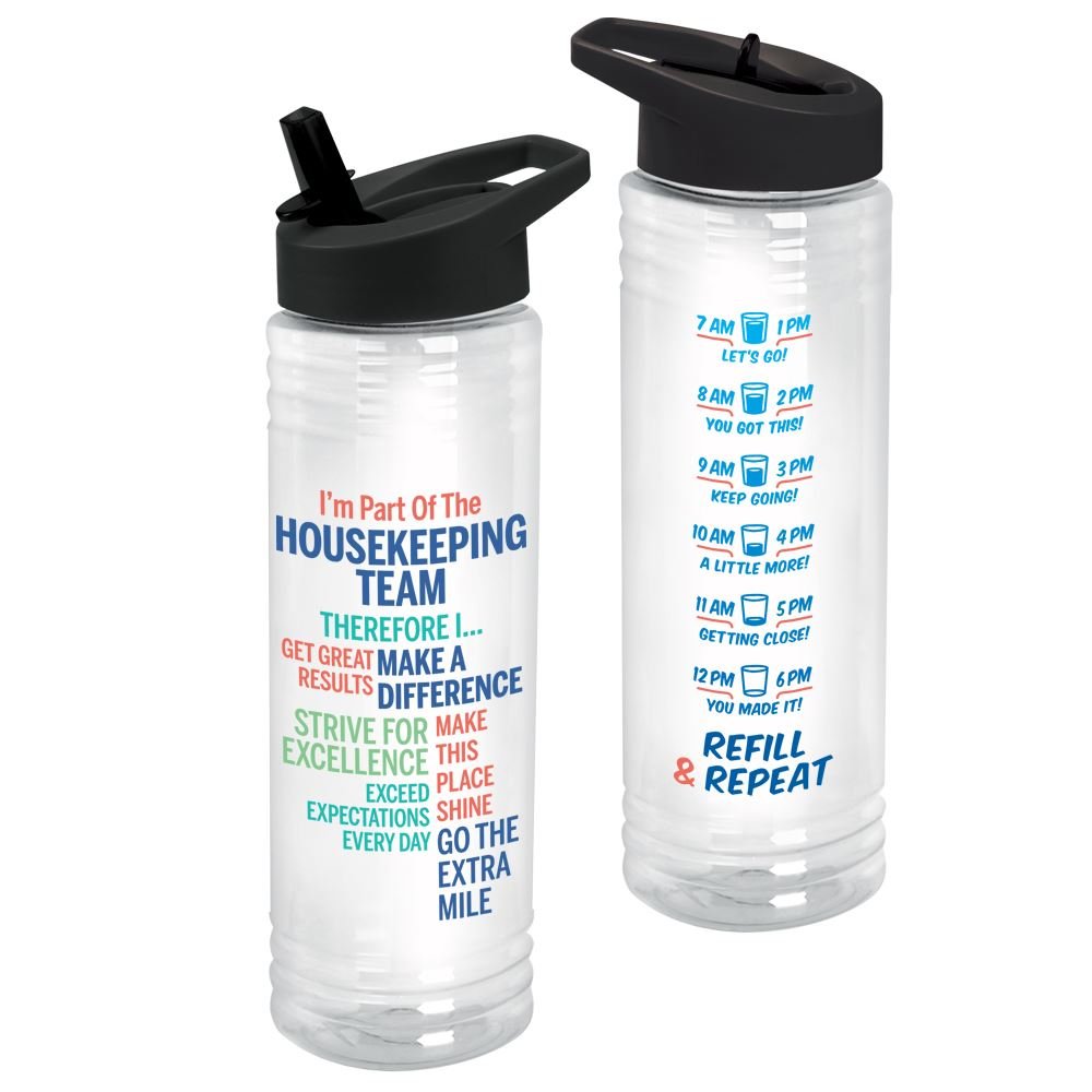 I'm Part Of The Housekeeping Team Therefore I... Solara Water Bottle 24-Oz.