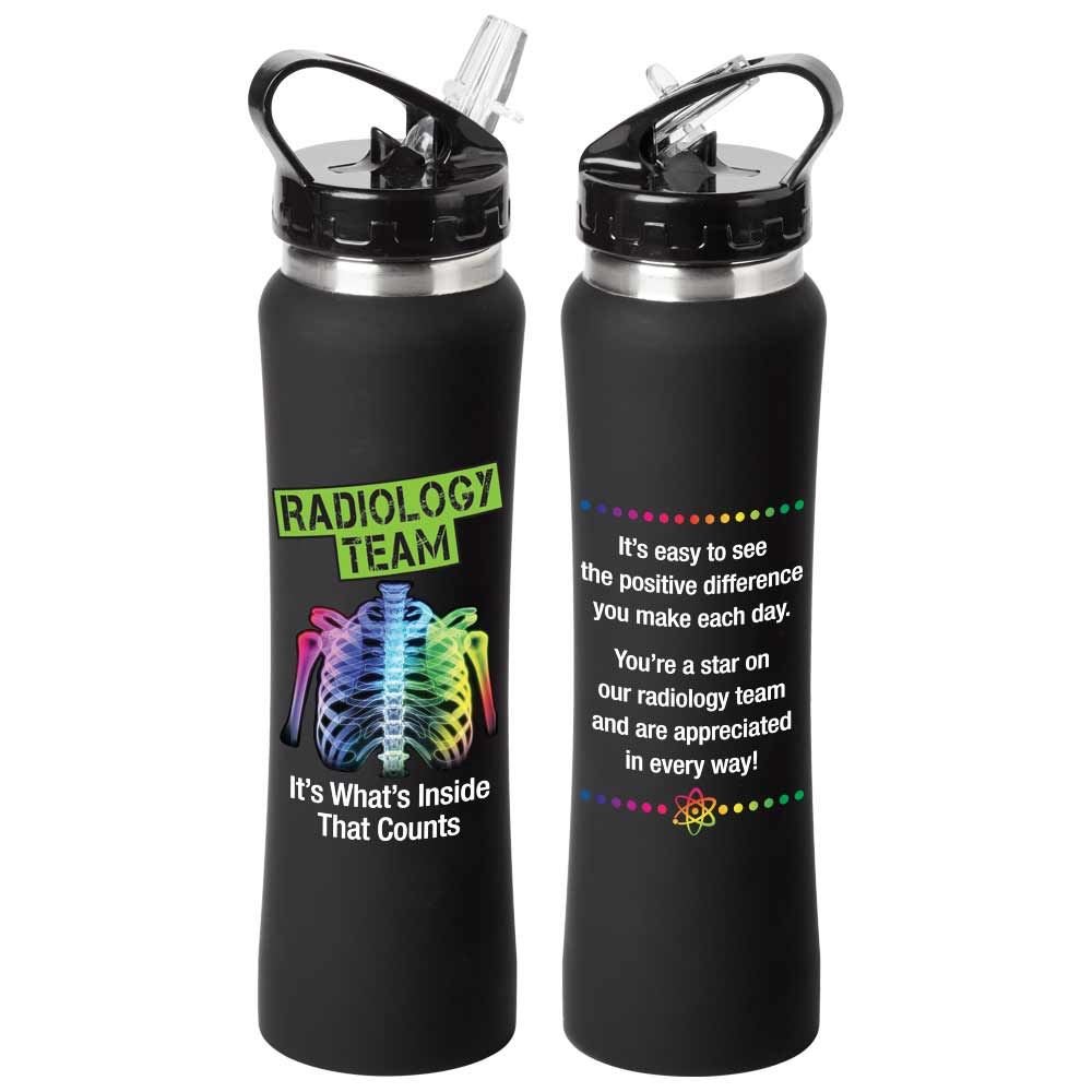 Radiology Team: It's What's Inside That Counts Lakewood Stainless Steel Water Bottle 25-Oz.