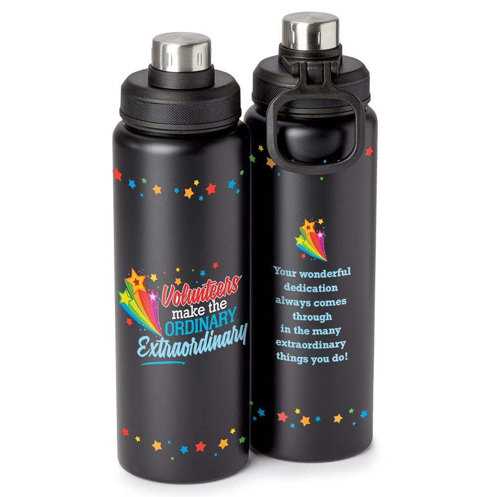 Volunteers Make the Ordinary Extraordinary Atlanta Stainless-Steel Water Bottle 32-Oz.