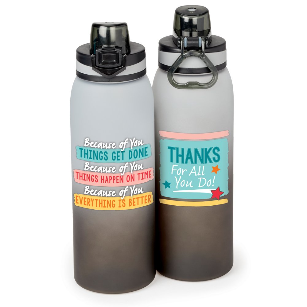 Because of You... Jasper Ombre Tritan Water Bottle 32-Oz.