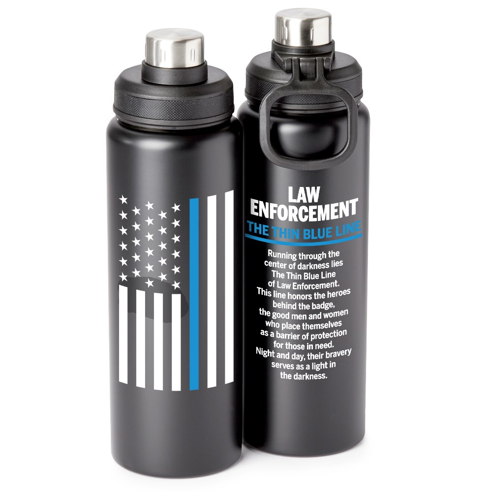 Thin Blue Line Atlanta Stainless-Steel Water Bottle 32 oz.