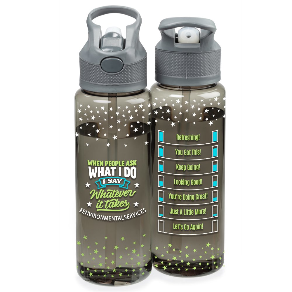 Environmental Services...Whatever It Takes Wellness Water Bottle 32 oz.