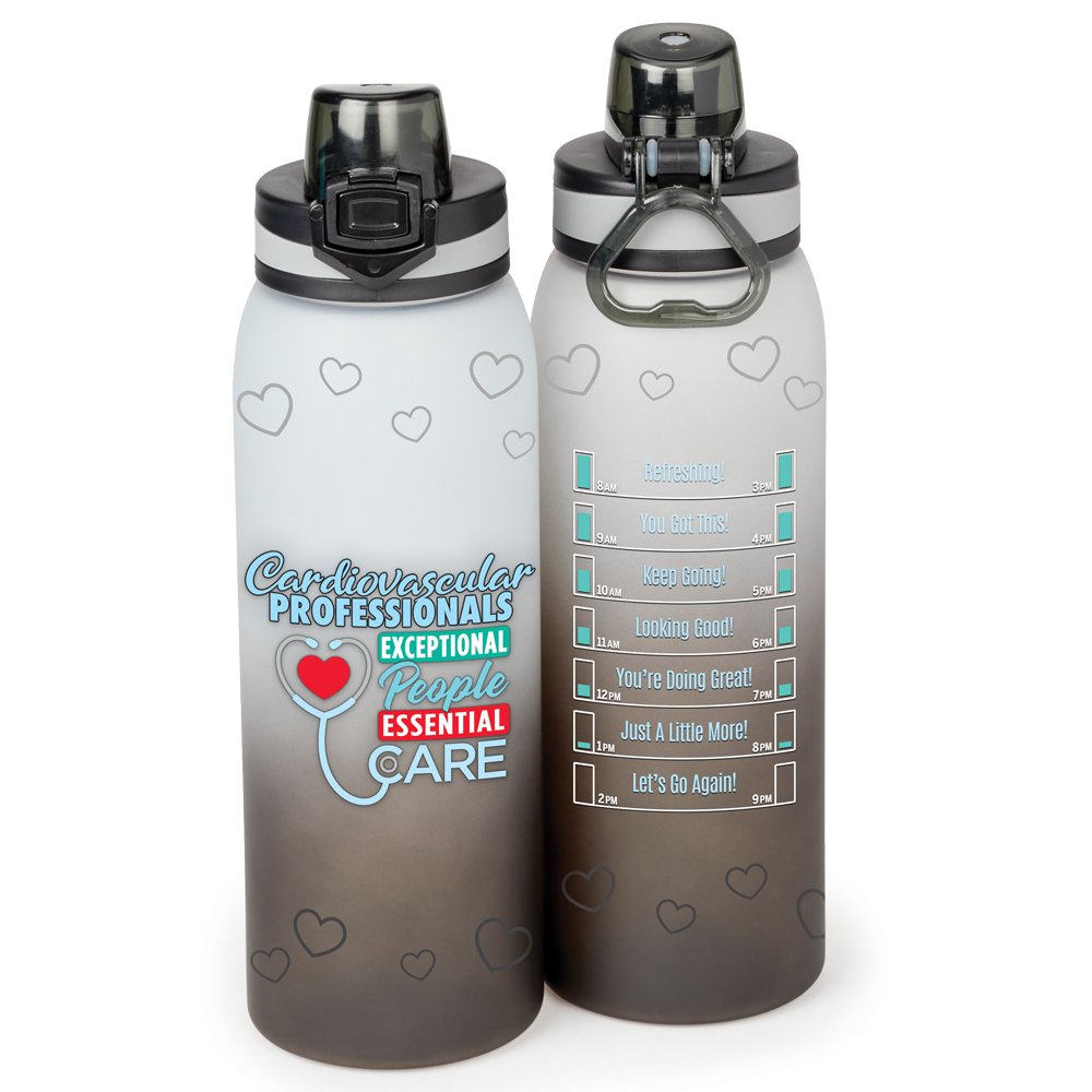Cardiovascular Professionals: Exceptional People, Essential Care Jasper Ombre Tritan Water Bottle 32 oz.