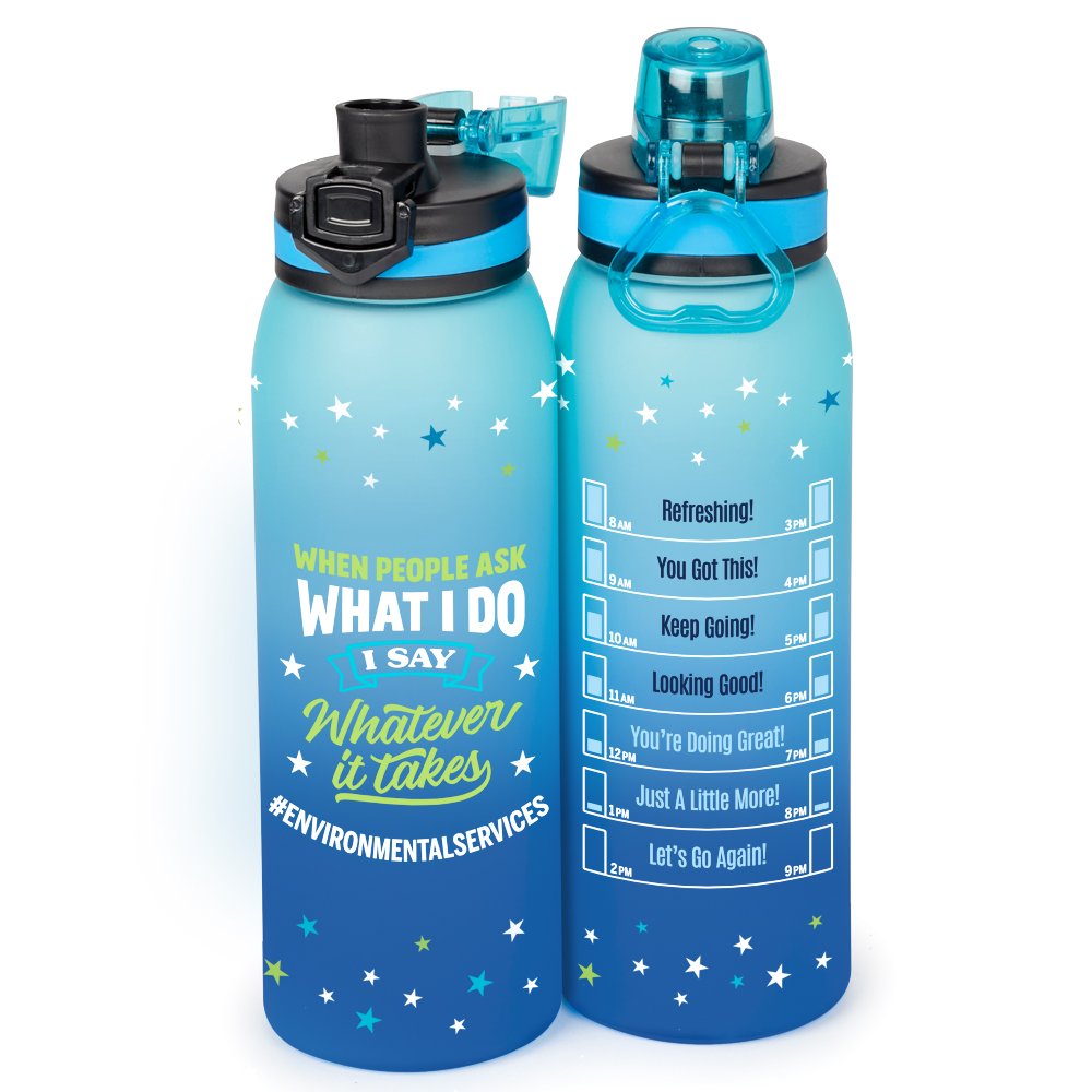 Environmental Services: Whatever It Takes Jasper Ombre Tritan Water Bottle 32 oz.