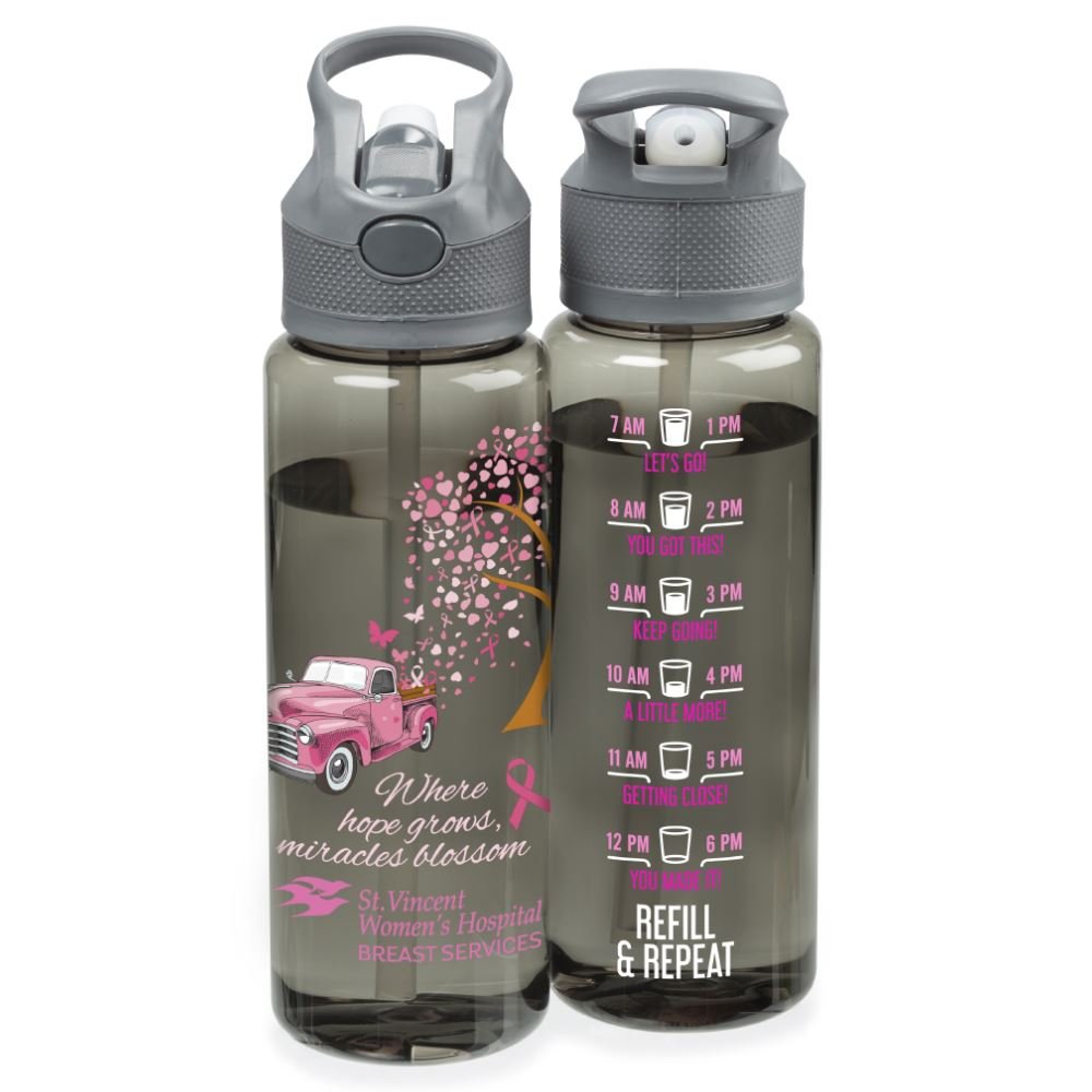 Where Hope Grows, Miracles Blossom Wellness Water Bottle 32-Oz. - Personalization Available
