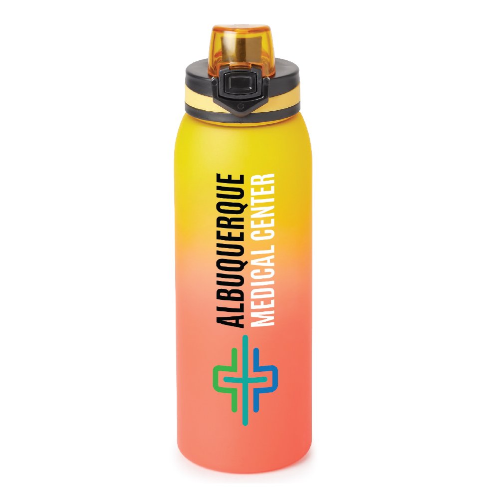 Jasper Orange Ombre Tritan Water Bottle 32-Oz. - Personalization Available