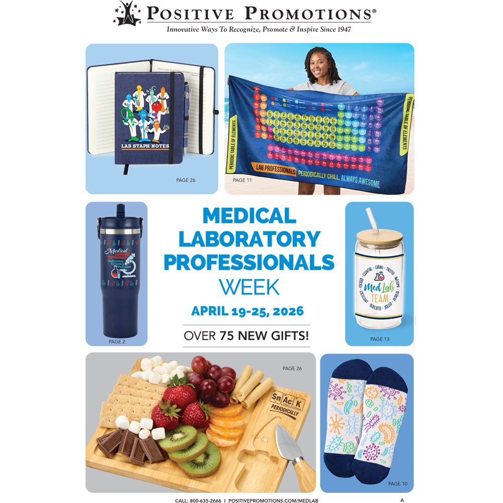 Lab Promotions Medical Laboratory Professionals Week Catalog | Positive Promotions