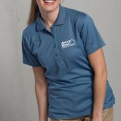 Women's Dry-Mesh Embroidered Hi-Performance Short Sleeve Polo - Personalization Available