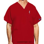 Cherokee Unisex V-Neck 3-Pocket Scrubs Top - Personalization Available