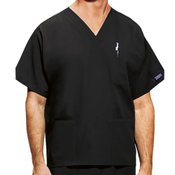 Cherokee Unisex V-Neck 3-Pocket Scrubs Top - Personalization Available