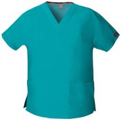 Dickies Women's V-Neck 2-Pocket Top - Personalization Available