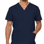 Dickies Men's V-Neck 3-Pocket Scrubs Top - Personalization Available