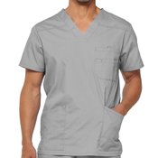 Dickies Men's V-Neck 3-Pocket Scrubs Top - Personalization Available