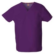 Dickies Unisex V-Neck 1-Pocket Scrubs Top - Personalization Available