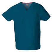 Dickies Unisex V-Neck 1-Pocket Scrubs Top - Personalization Available