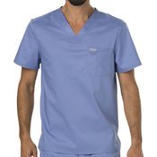 Cherokee Men's 1-Pocket Workwear Revolution V-Neck Scrubs Top - Personalization Available