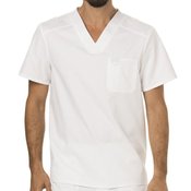 Cherokee Men's 1-Pocket Workwear Revolution V-Neck Scrubs Top - Personalization Available