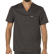Cherokee Men's 1-Pocket Workwear Revolution V-Neck Scrubs Top - Personalization Available