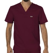 Cherokee Men's 1-Pocket Workwear Revolution V-Neck Scrubs Top - Personalization Available