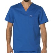 Cherokee Men's 1-Pocket Workwear Revolution V-Neck Scrubs Top - Personalization Available