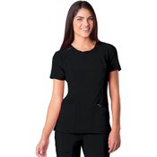Cherokee Women's 3-Pocket Infinity Round Neck Scrubs Top - Personalization Available